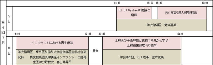 第2期セミナースケジュール（2011）